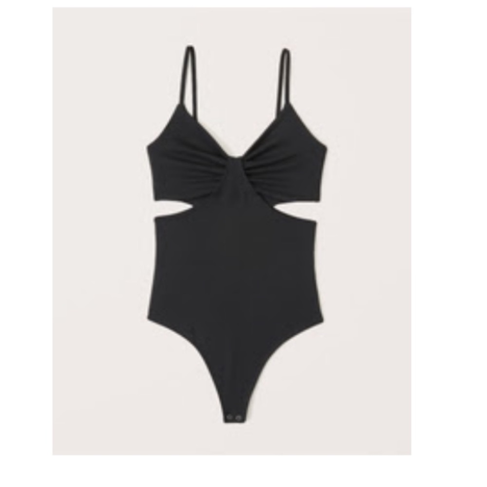 NWT Abercrombie tank bodysuit with cut outs medium